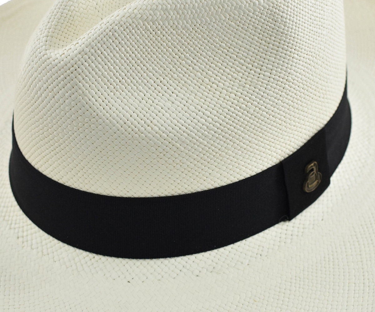 Advanced Original Panama Hat-White Toquilla Straw-Handwoven in Ecuador