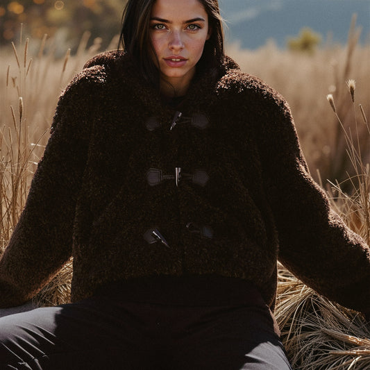 Women's Knotted Fur Coat