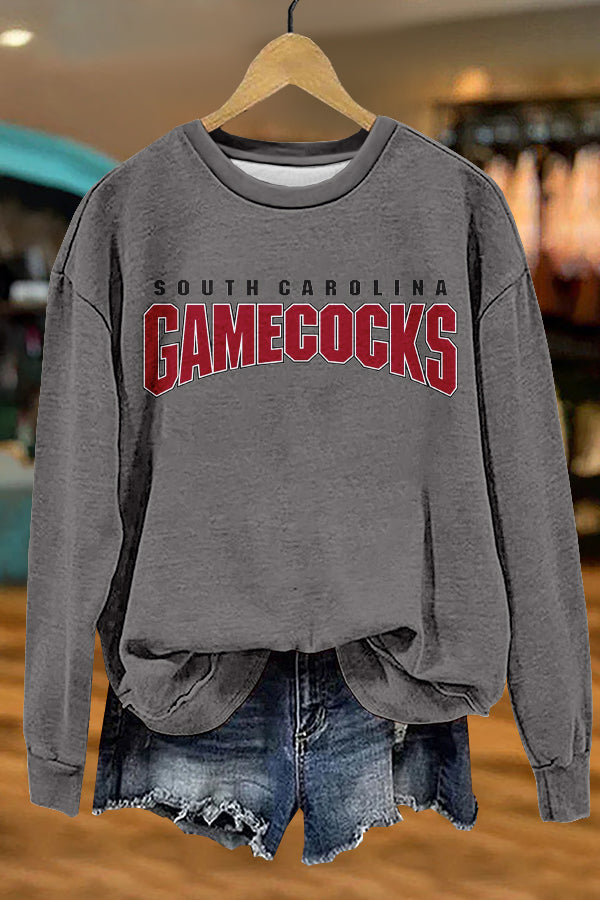 South Carolina Gameday Gamecocks Print Sweatshirt