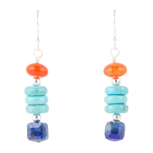 Southwest Mix Drop Earrings