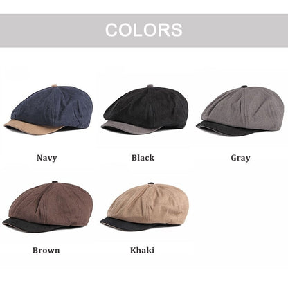 "Gallagher" Newsboy Cotton Cap