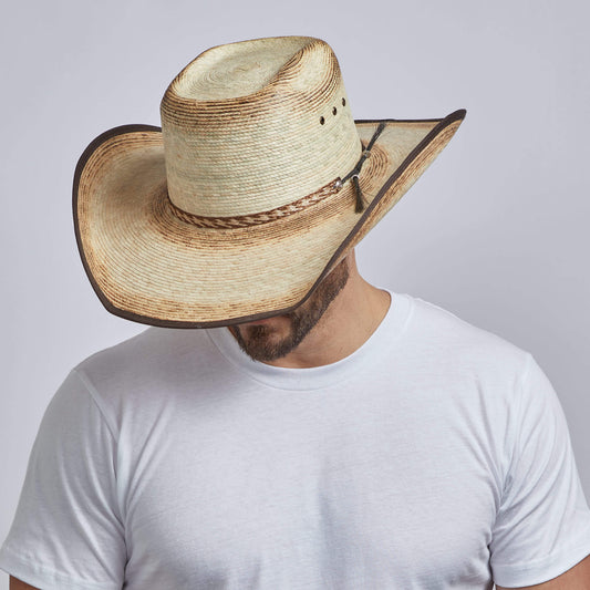 Laredo - Mens Straw Palm Cowboy Hat