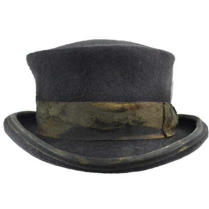 Western Desert Top handmade Sergio Anzani Hatmaker-gray