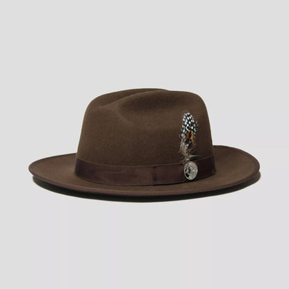 Tienda Ranch Fedora - Chocolate[Fast shipping and box packing]