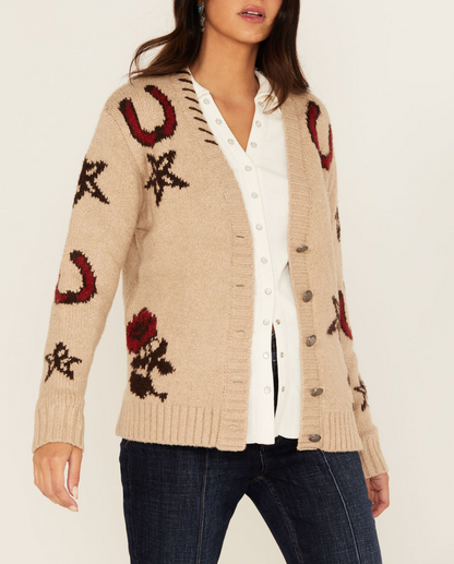 Malta Western Button-Down Cardigan