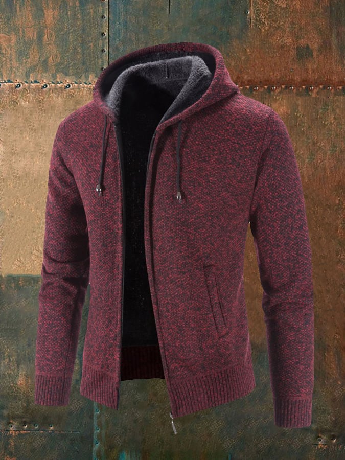 Men's outdoor knitted casual jacket