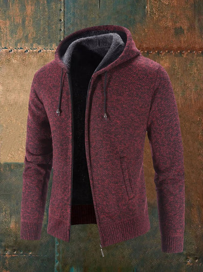 Men's outdoor knitted casual jacket