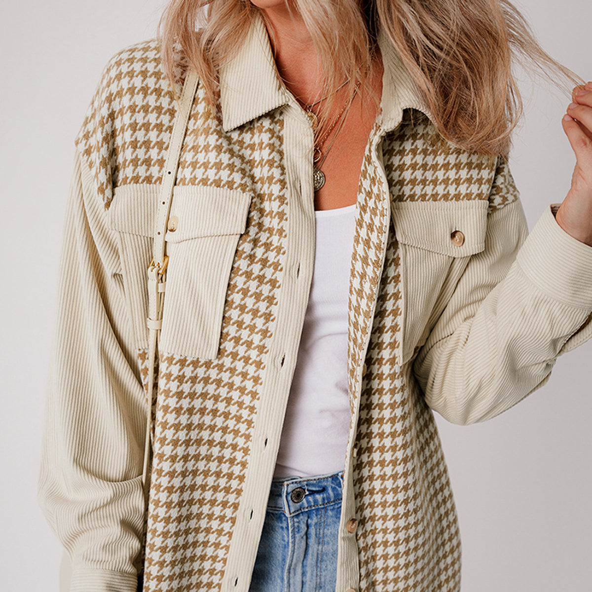 Women's Corduroy Long Sleeve Jacket