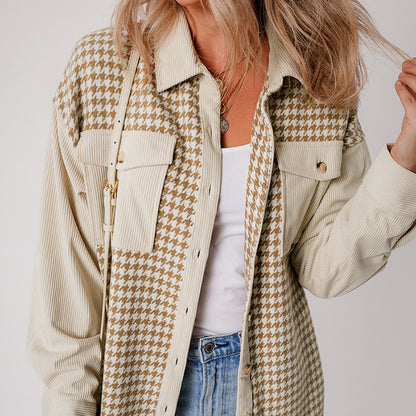 Women's Corduroy Long Sleeve Jacket