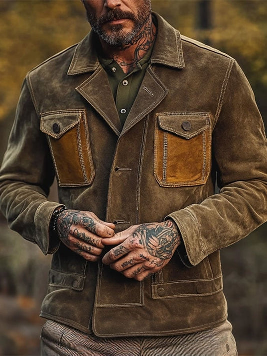 Men's Western Style Vintage Jacket