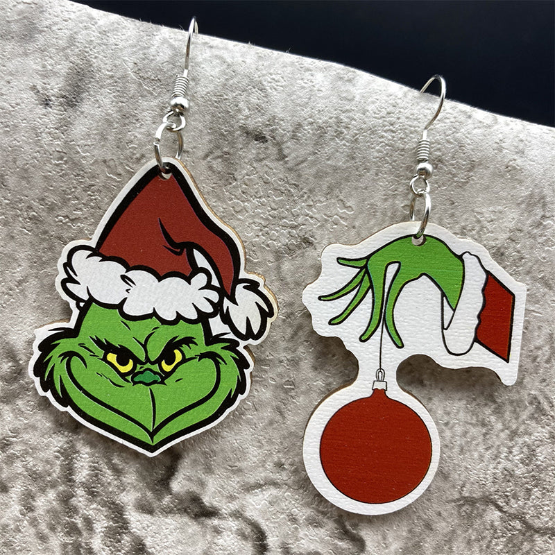 Christmas Grinch Earrings