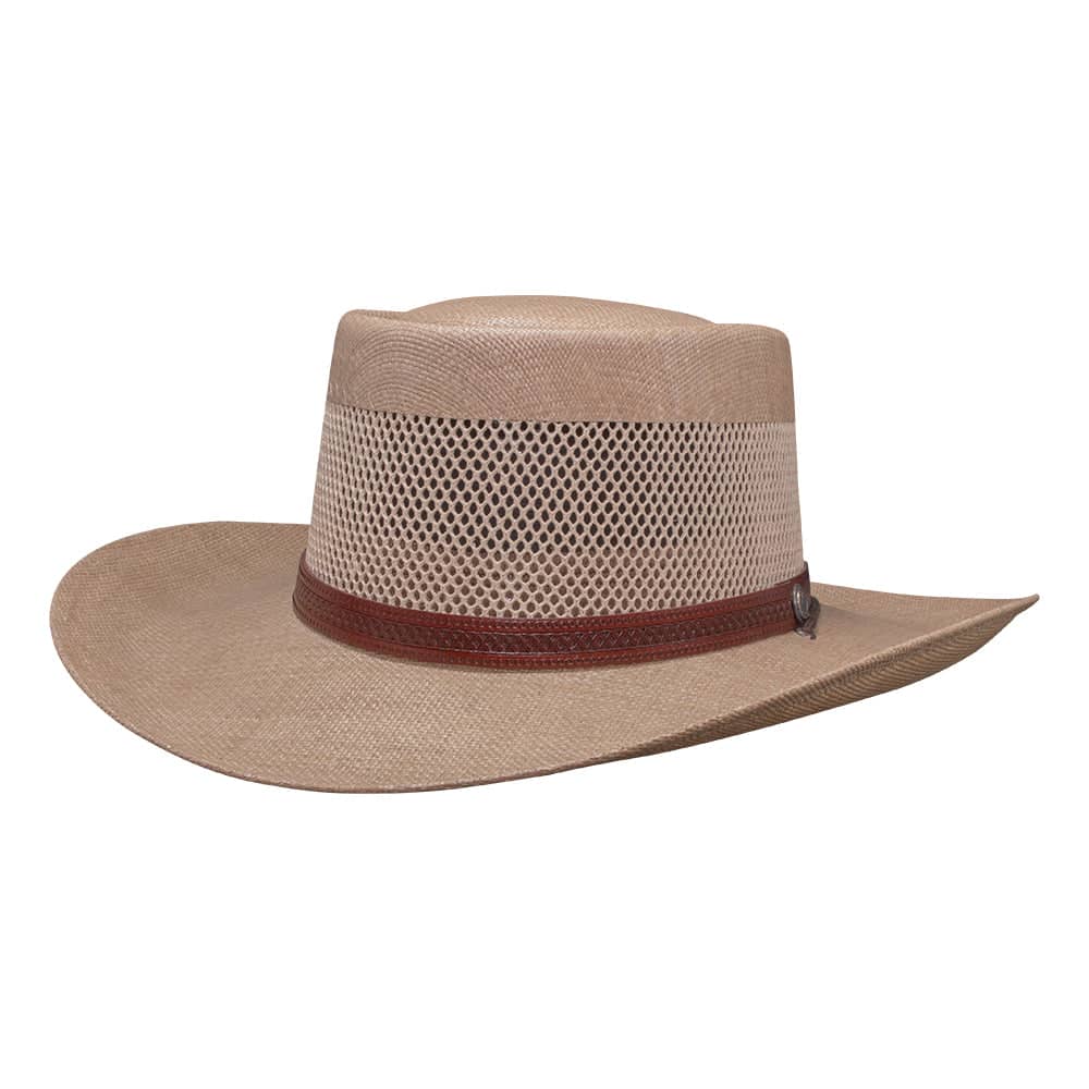 Madrid | Mens Wide Brim Straw Gambler Hat