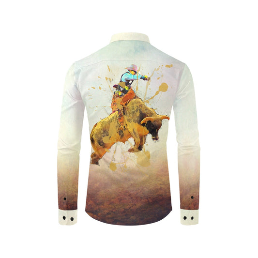 Bull Rider Men's Long Sleeve Shirt