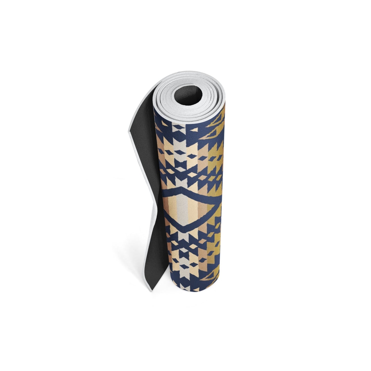 Ascend Yoga Mat Pendleton Mission Trail Navy Mat by Yune Yoga