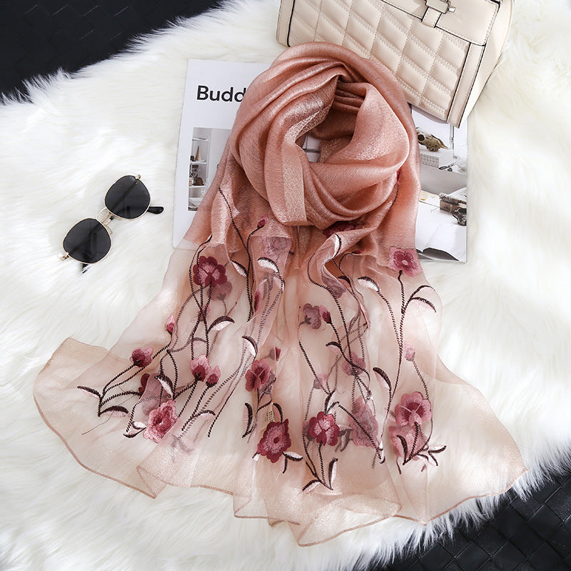 Casual Fashion Floral Decorative Scarf