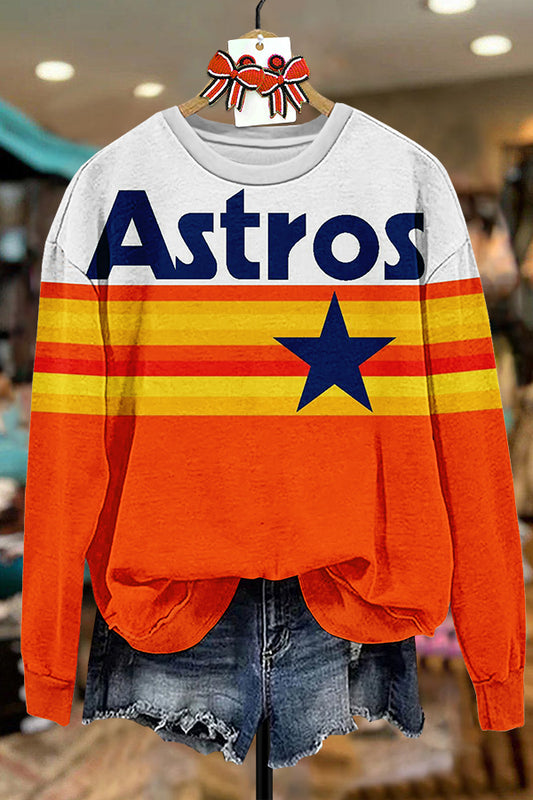 Houston Astros Printed Sweatshirt