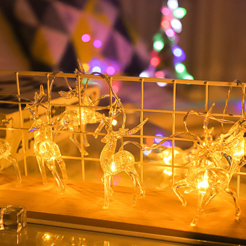 Christmas elk lamp string sika deer modeling lamp