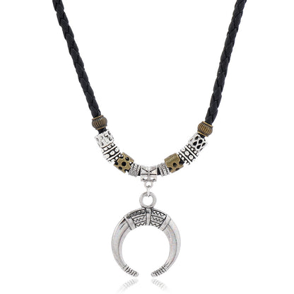 Women's Bohemian Crescent Necklace