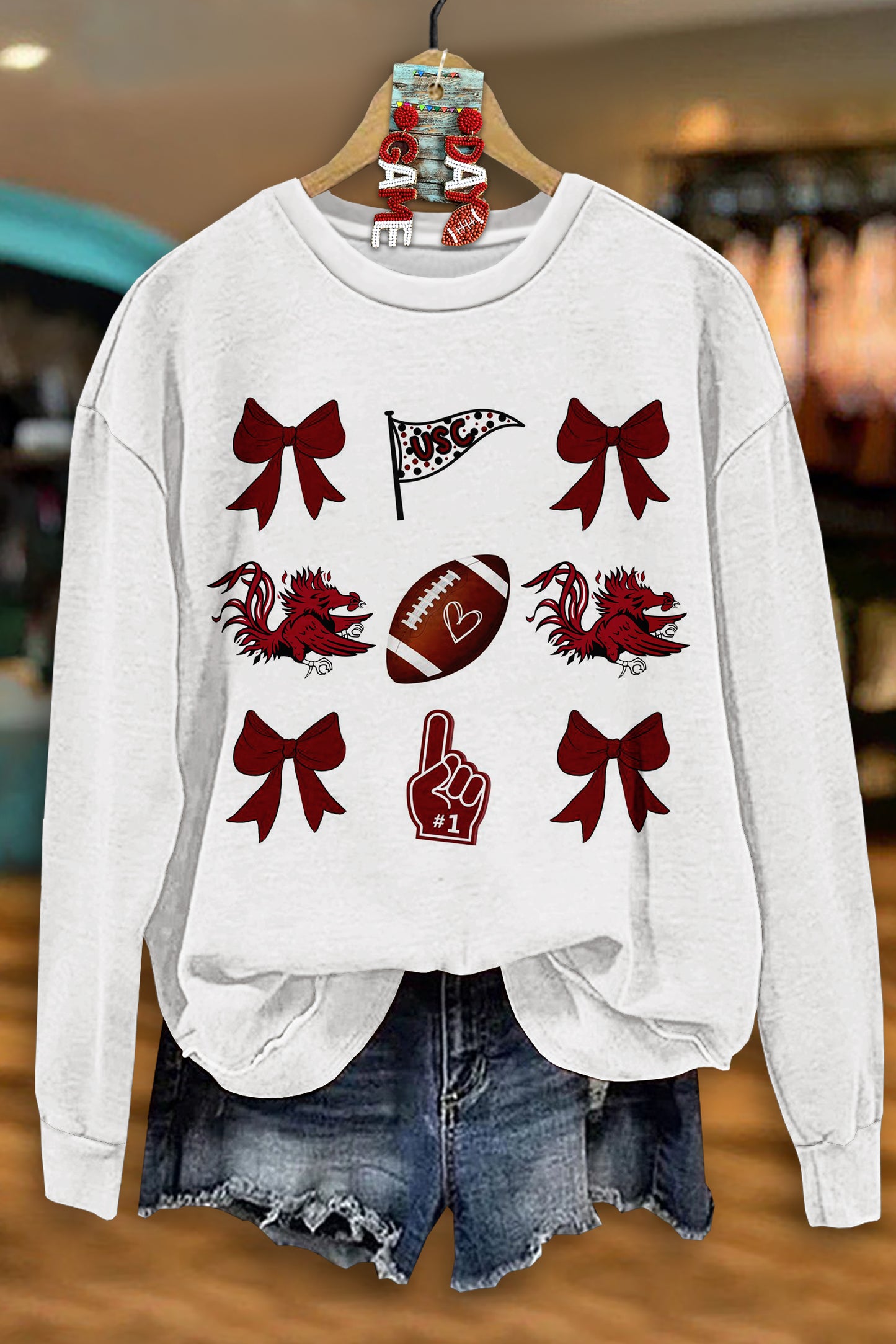 Game Day South Carolina Gamecocks Football Sweatshirt