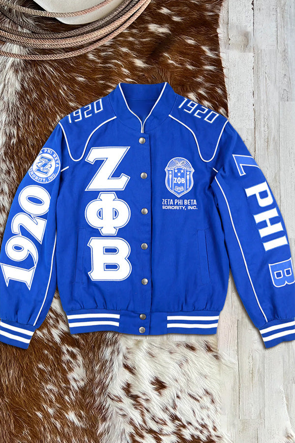 Zeta Phi Beta Bomber Jacket