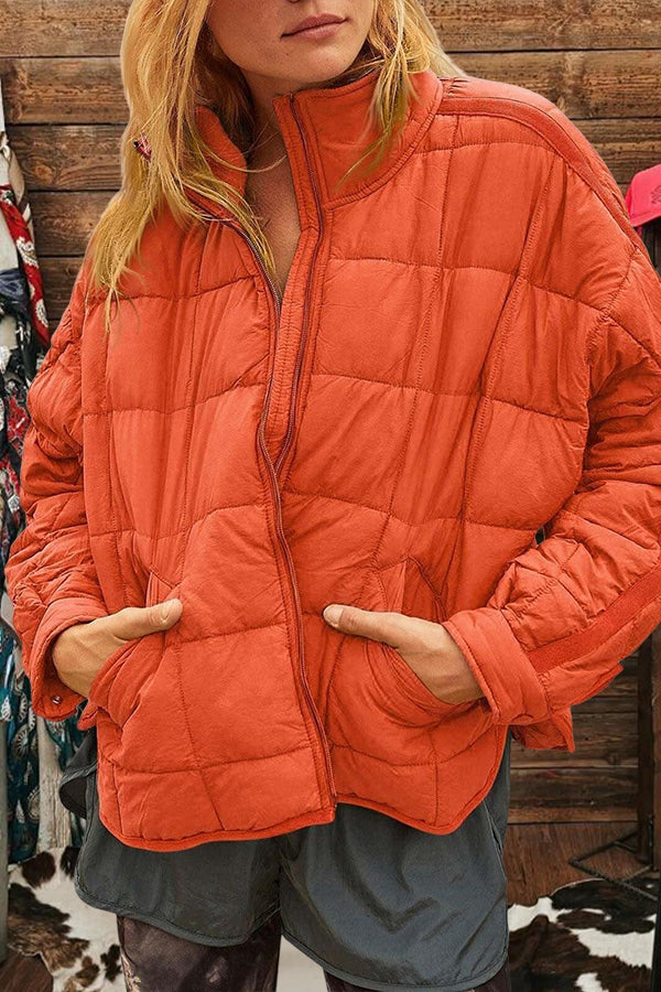 Casual Loose Lightweight Quilted Jacket