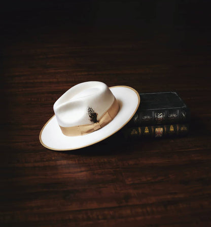 Eerguson Fedora - Ivory [Fast shipping and box packing]