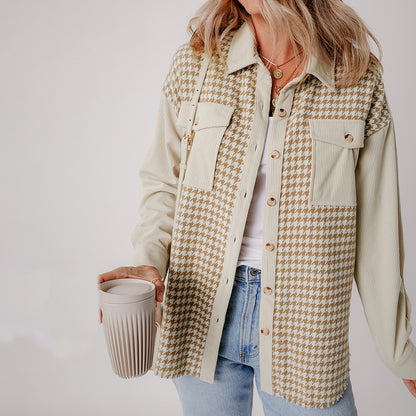 Women's Corduroy Long Sleeve Jacket