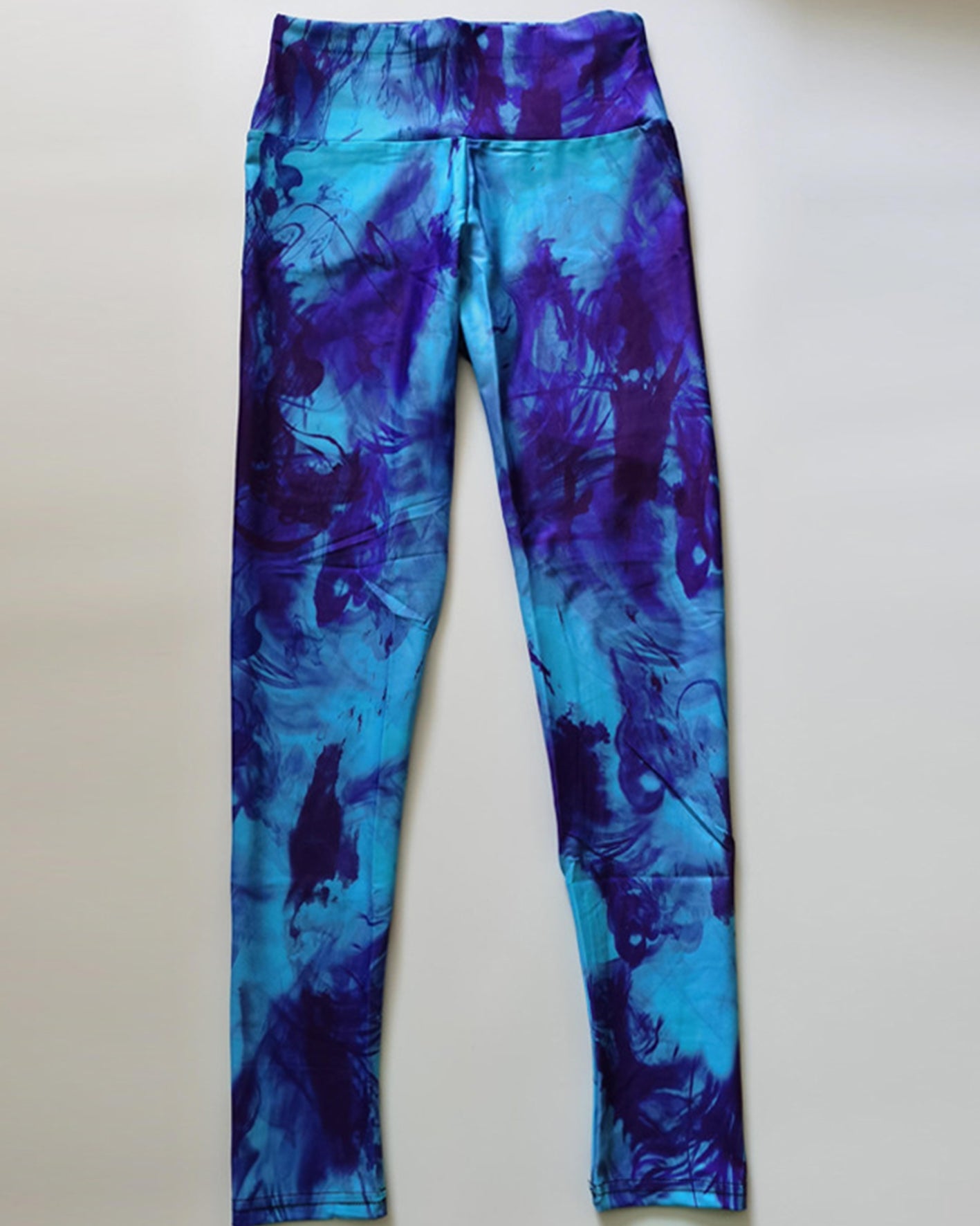 Abstract Tie-Dye High-Waisted Quick-Drying Yoga Pants