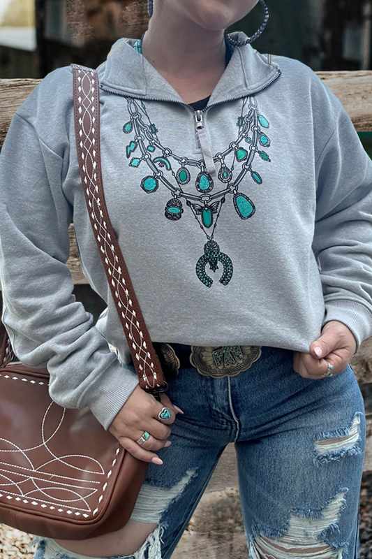 Turquoise Lovers Sweatshirt