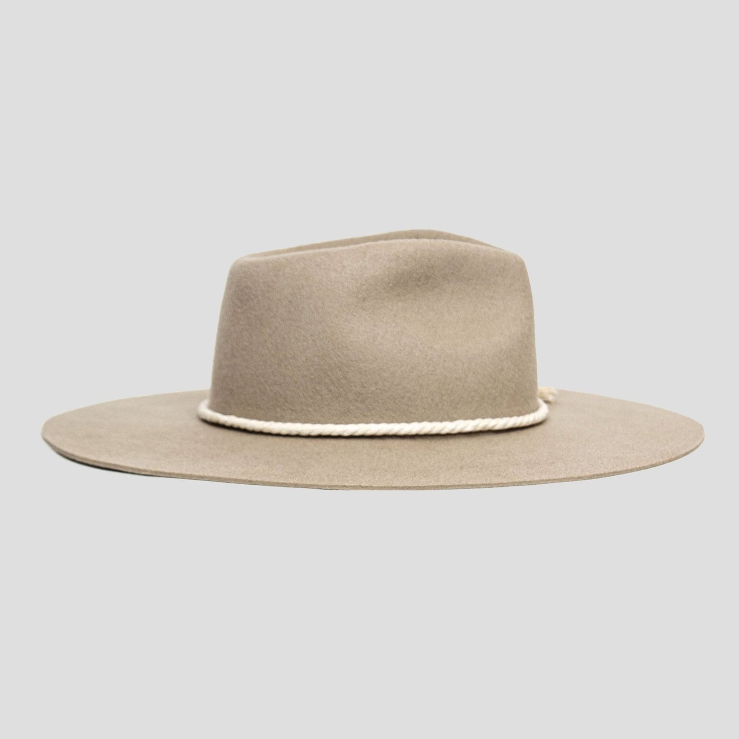 Classic Men's Felt Fedora Hat-Walnut