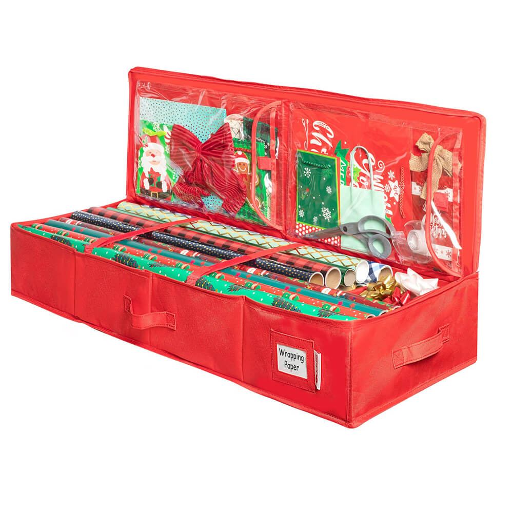 Christmas Wrapping Paper Storage Container