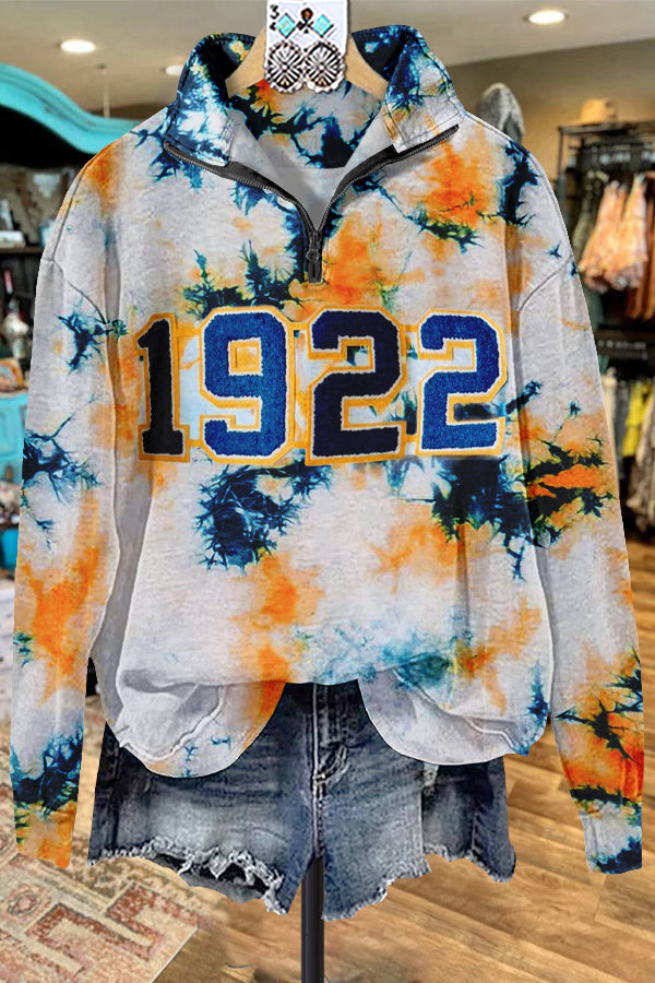 Classic Contrast Sigma Gamma Rho Print Sweatshirt