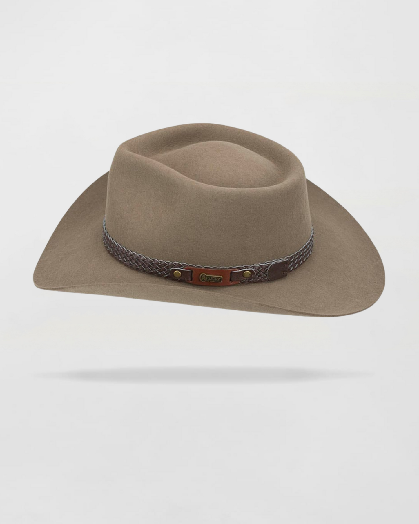 Cattleman__ Crown Felt Cowboy Hat