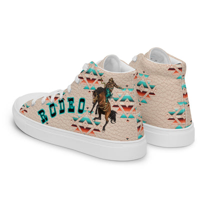 Rodeo Aztec Women__ high top canvas shoes