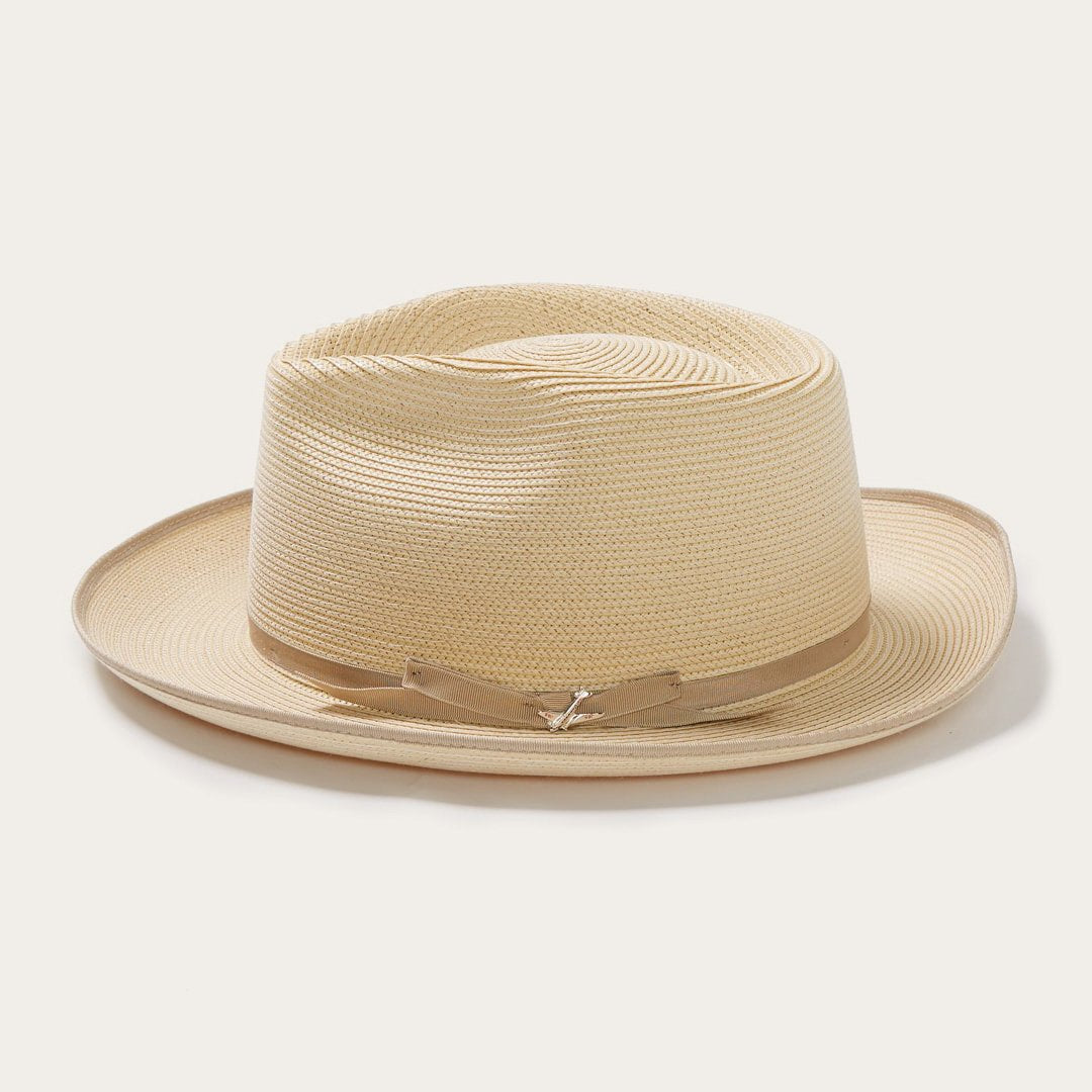 STRATOLINER HEMP FEDORA -COGNAC[BUY 2 FREE SHIPPING & BOX PACKING]