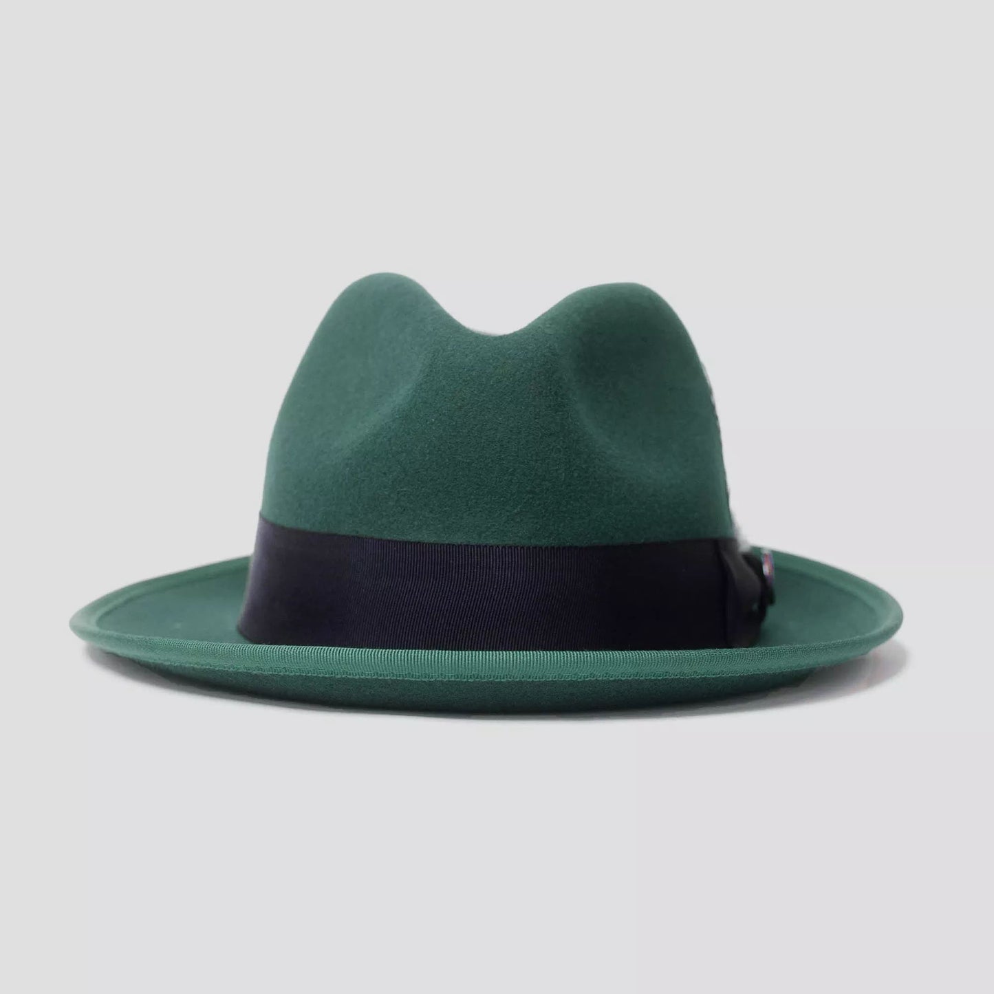 Ronnie Bikary Fedora – emerald[Fast shipping and box packing]