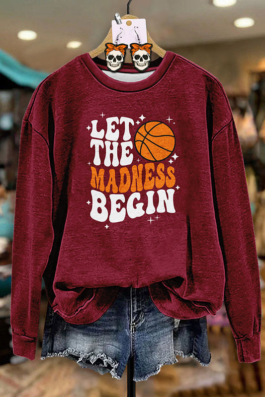 Crazy College Basketball Sweatshirt