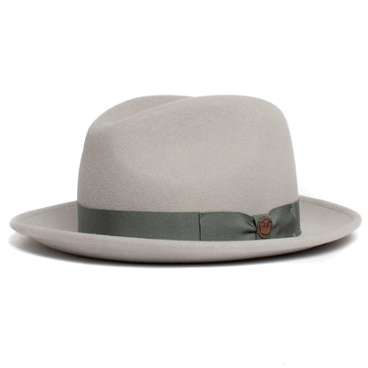 Felt Finery Series Trendy Bow Tie Felt Fedora Hat