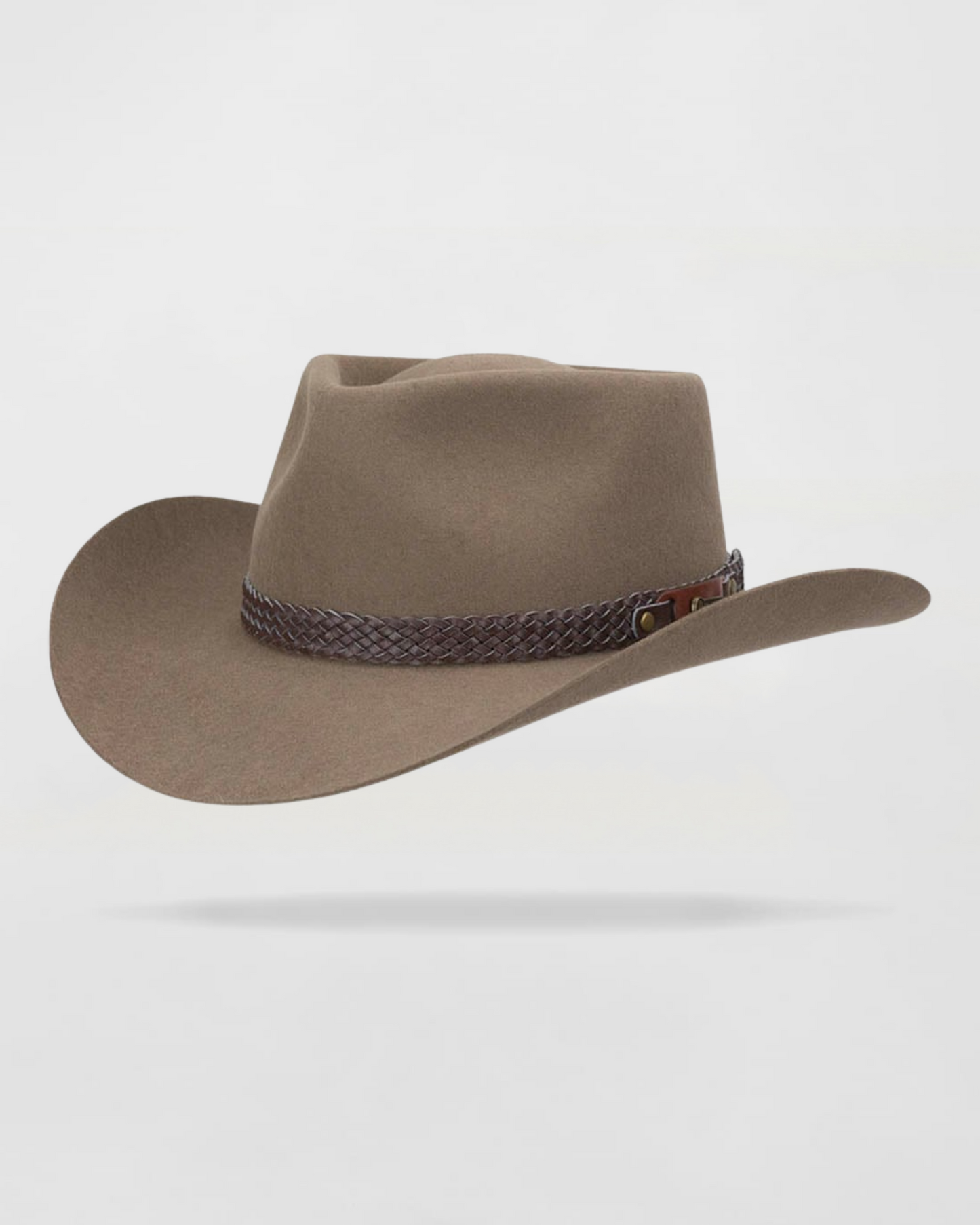 Cattleman__ Crown Felt Cowboy Hat