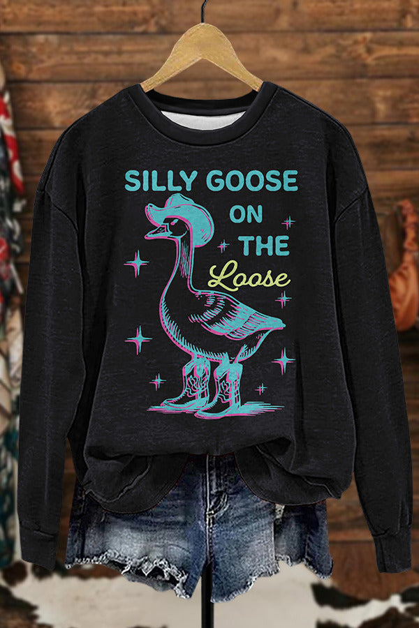 Cowboy Silly Goose Sweatshirt