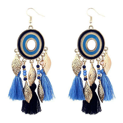 Women's Bohemian Ethnic Style Tassel Earrings