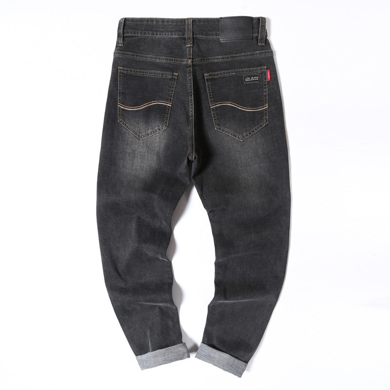 Fit Washed Black Jeans