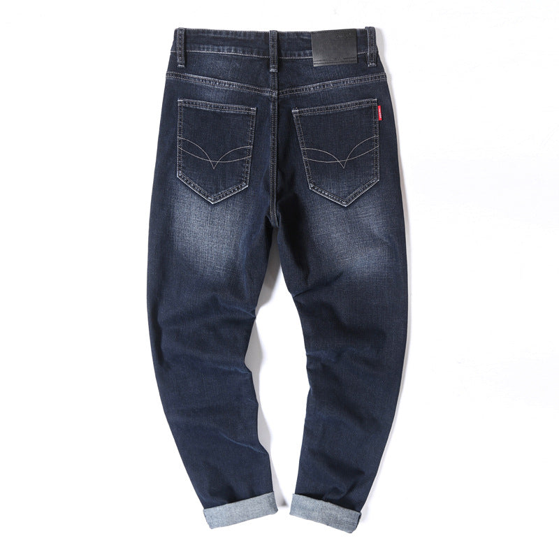 Fit Washed Blue Jeans