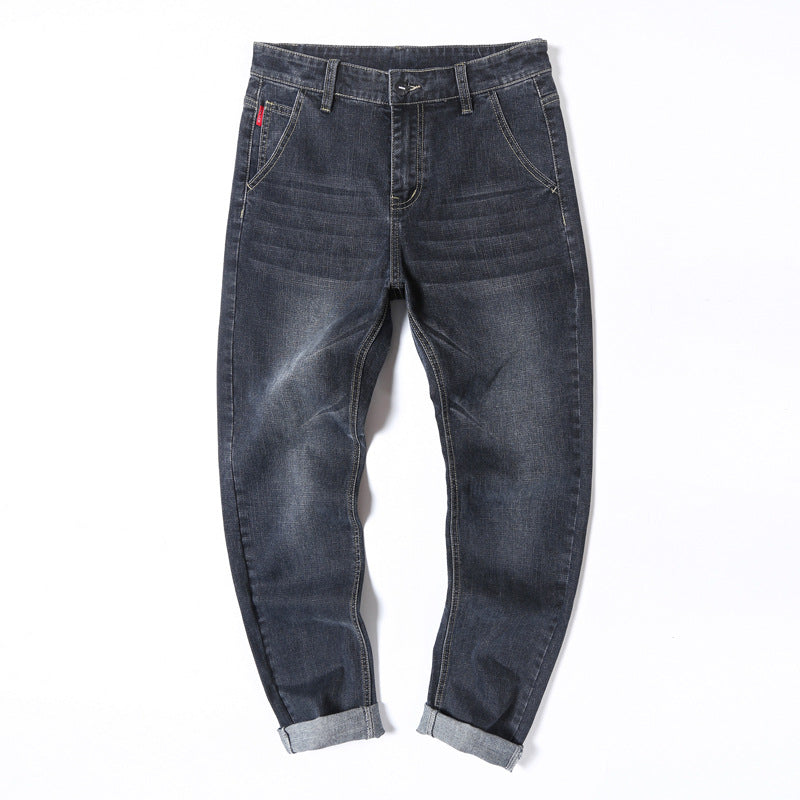 Fit Jeans With a Pieced Back Pocket