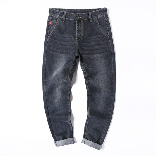 Fit Jeans With a Pieced Back Pocket