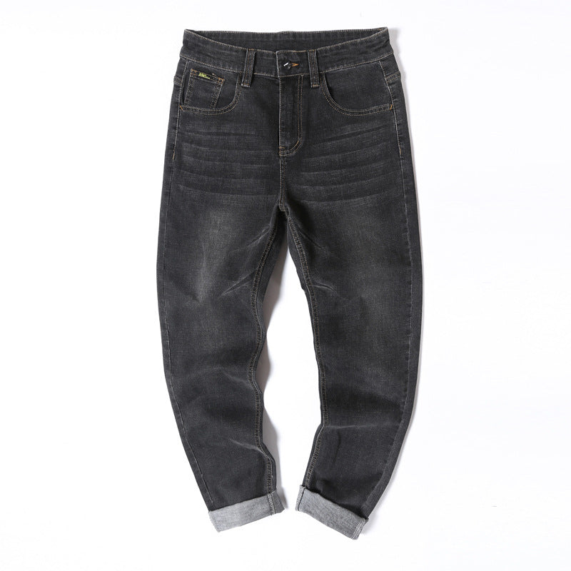 Fit Washed Black Jeans