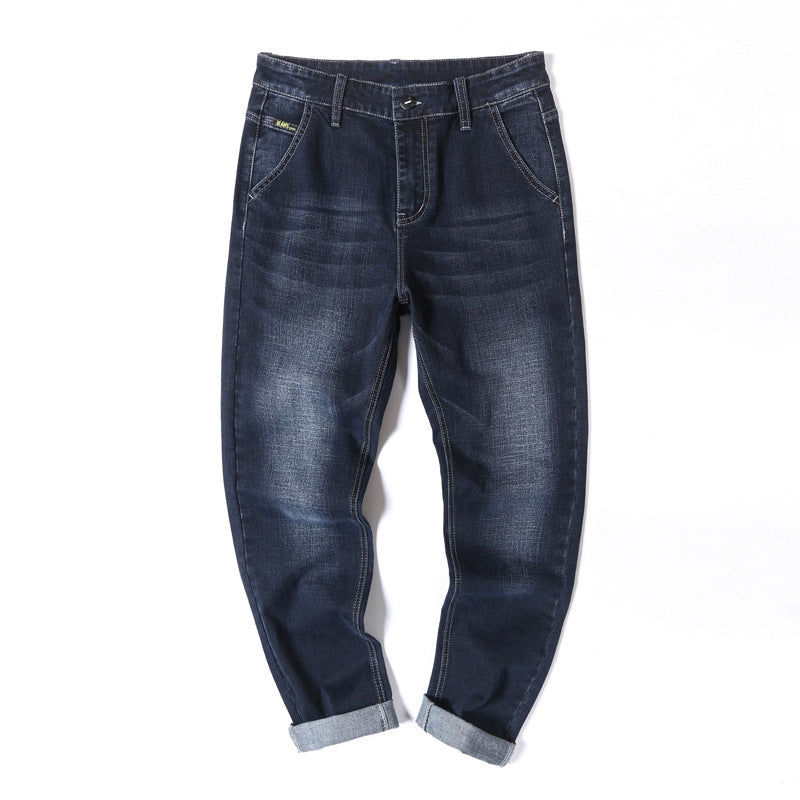 Fit Washed Blue Jeans