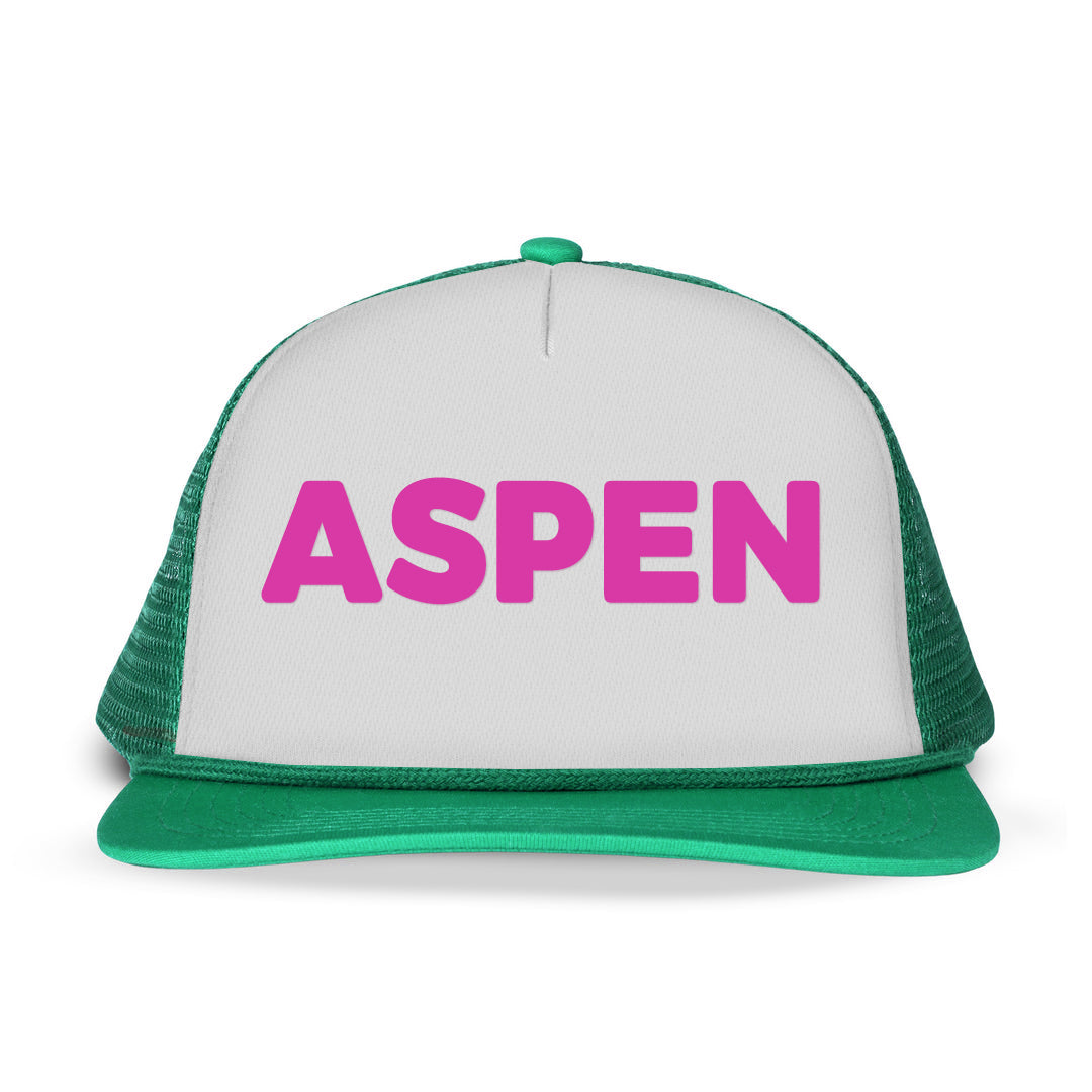 ASPEN Letter Printed Trucker Hat