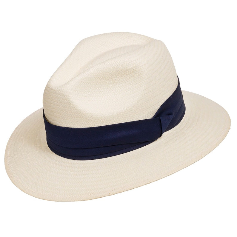 H&F Cristo Fedora Straw Panama Hat