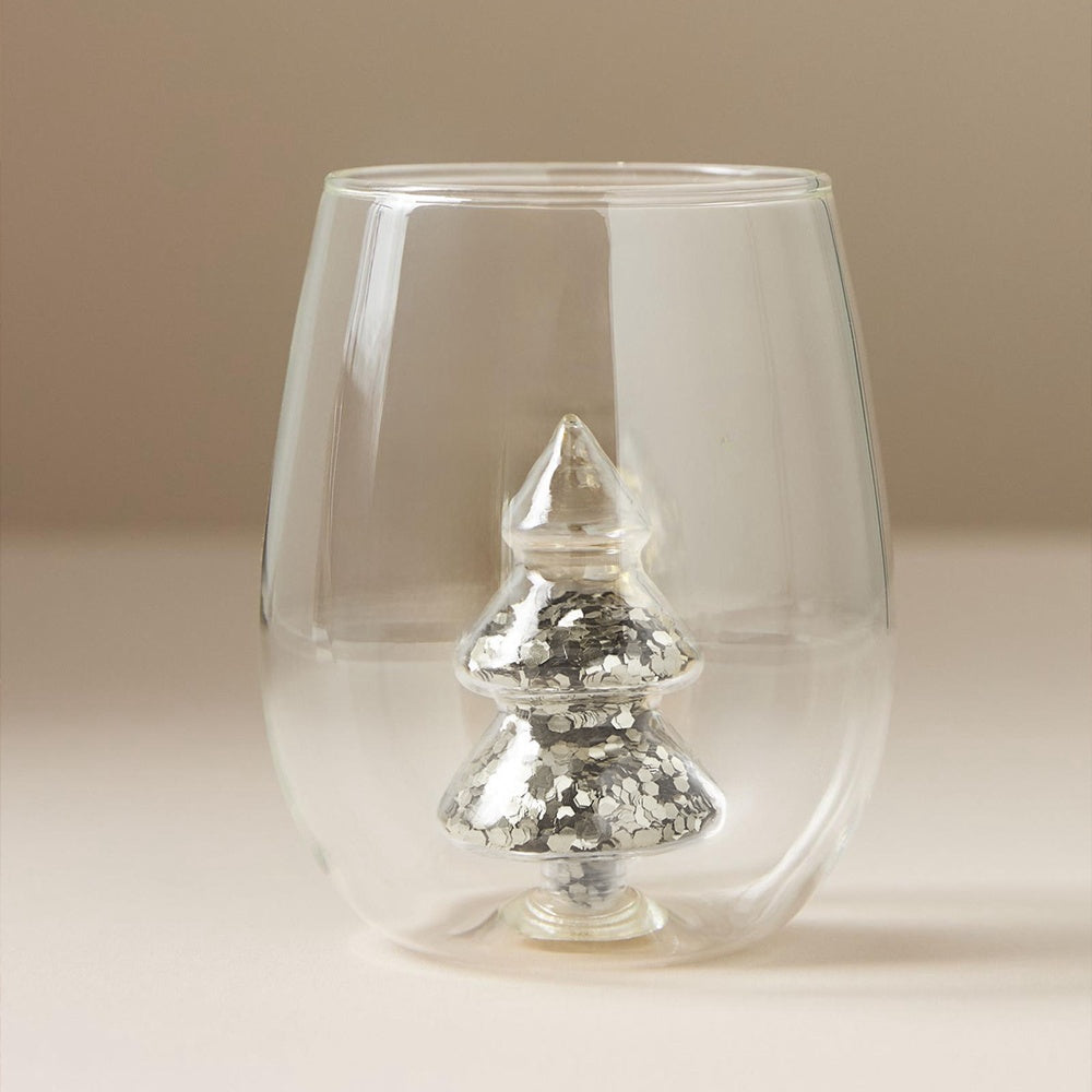 Christmas Decoration Wine Glass